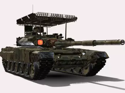 t 90 a  Low-poly 3D model