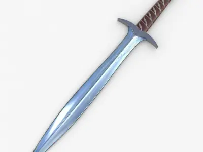 Sting Sword Low-poly 3D model purchase
