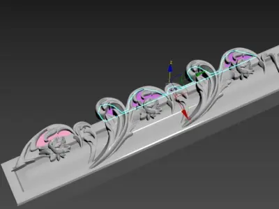 ornamet  Low-poly 3D model