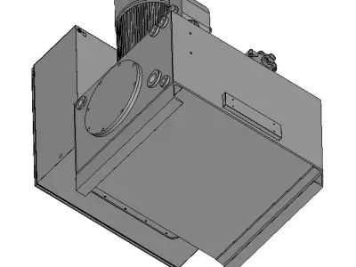 Hydraulic station 40L 3D model