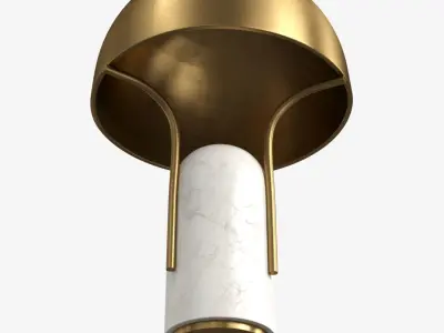 Affinity Medium Dome Table Lamp 3D model