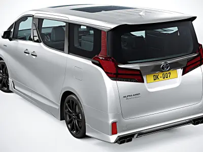 2018 Toyota Alphard TRD 3D model