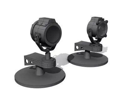 30 cm deck lamp 3D print model