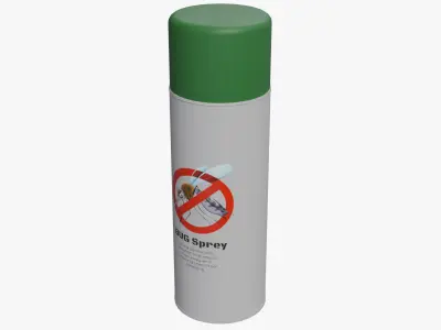 Bug Spray Low-poly 3D model