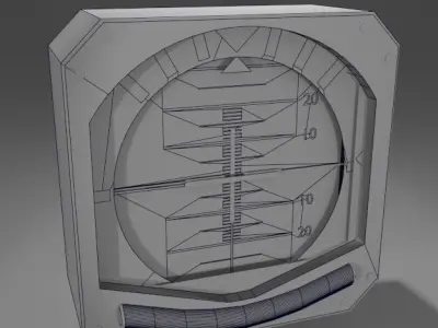 Artificial Horizon 3D model by alvis1973