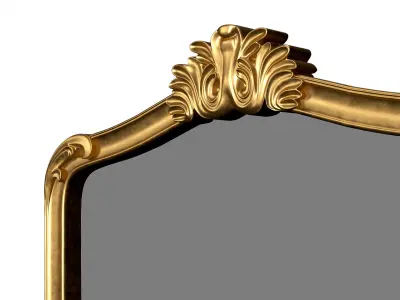 Ornate Filigree Mirror Large by Pottery Barn 3D model