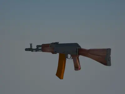 kalashnikov AK47Russian rifle 3D model
