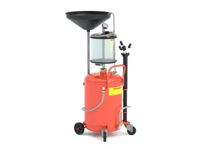 Garage Oil Dispensing System Air Operated 3D model