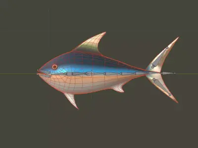 3D TunaFishLove Low-poly 3D model