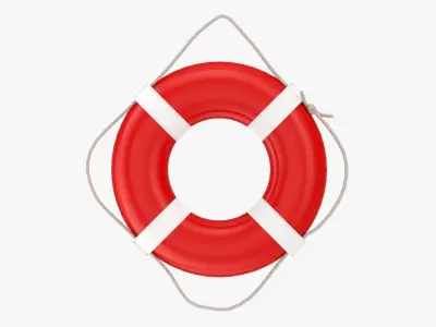 Life-buoy ring 3D model