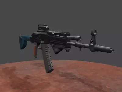 Ak47 3d model rifle 3D model