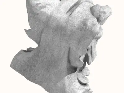 Gargoyle Head 5 3D model