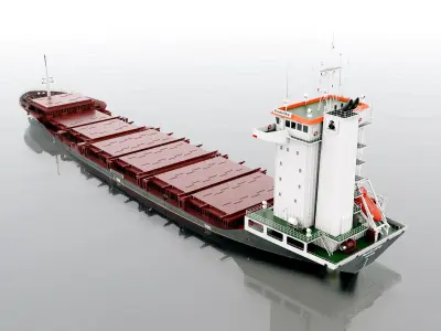 Container Feeder 800 Grey 3D model