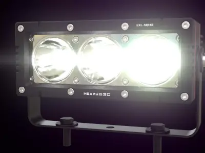 External LED work light SQM3 3D model