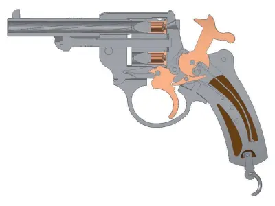 Chamelot-Delvigne 1874 3D model