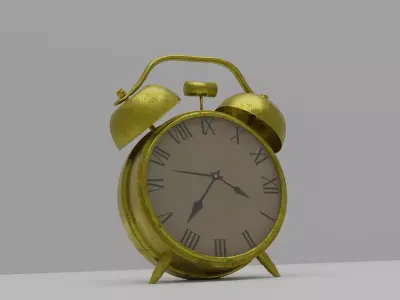 Antique Clock Free 3D model