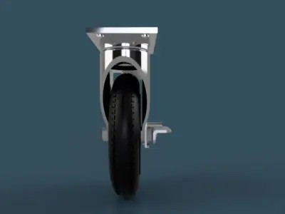 Castor Wheel 3D model