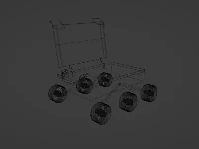 Pragyan Rover 3d 3D model