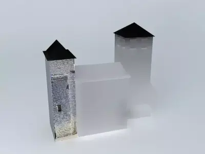 Siorac de Riberac Free 3D model