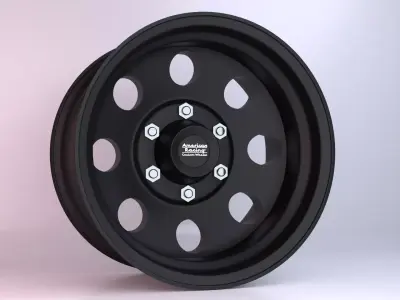 American Racing Baja Satin Wheels 3D model