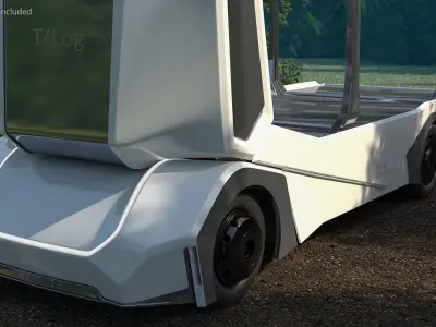 Einride Electric Robo Truck 3D model