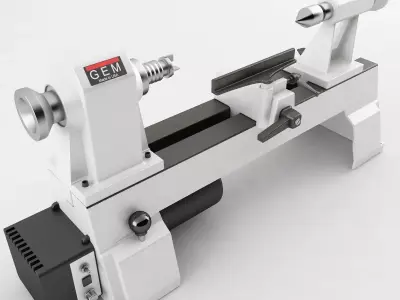 Variable Speed Mini Lathe 3D model