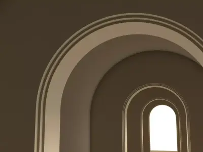 Medieval Tunnel 3D model