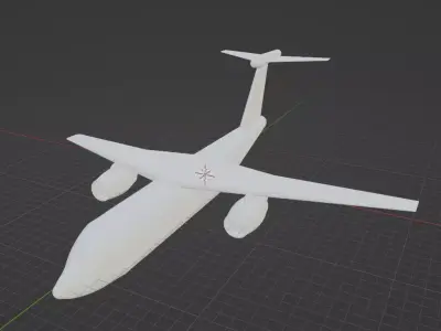 Fictional Jetliner Do-328JET Inspired series 3D model