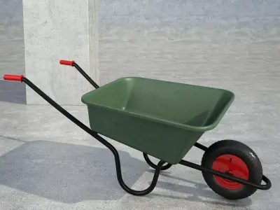 Wheelbarrow 1 3D model