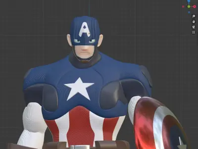 Captain America- MARVEL 3D model