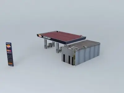 Repsol YPF Gas Free 3D model purchase