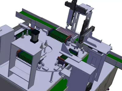 Battery testing equipment 3D model