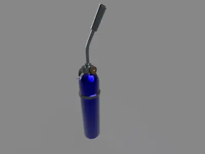  Blowtorch Tool Low-poly 3D model