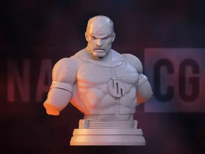 Fan Art Conquest from Invincible - Bust 3D print model