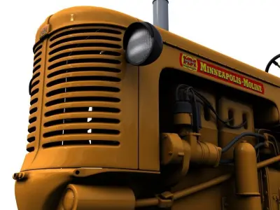 MINNEAPOLIS MOLINE UB 1953 Tractor 3D model