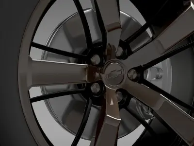 Chevrolet Camaro 2008 BlackConcept 3D model