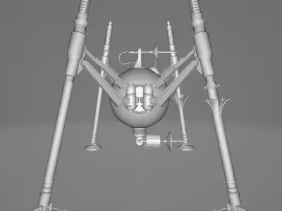 STAR WARS Homing Droid - Low Poly Game - Battlefield - FBX MODEL Low-poly 3D model