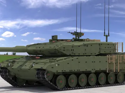 Leopard 2A4M CAN 3D model