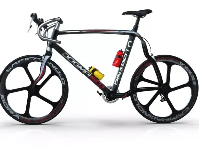 Bicycle Print Model cyclocross bike Low-poly 3D model