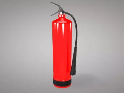 Fire Extinguisher Cylinder 3d Modeling Low-poly 3D model