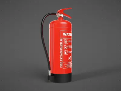 Water Fire Extinguisher 3D model purchase