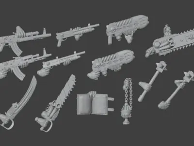 Imperial Priest 3D print model