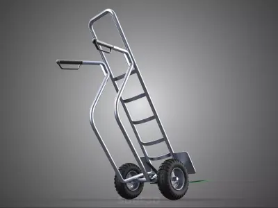 TILT PALLET TRUCKS HANDTRUCK TROLLEY TIP FORK CART LIFTING DOLLY 3D model