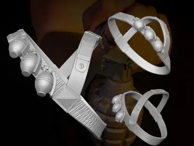 Baldolier V1 3D printable file for Action Figures  3D print model