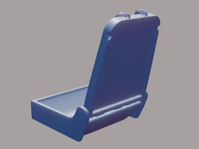 Me-262 Seat with straps for 1-32 scale 3D print model