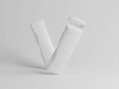 Body Lotion Bottle 3D model