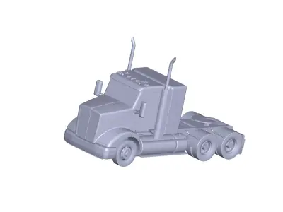 Kenworth Truck   3D model from CGTrader