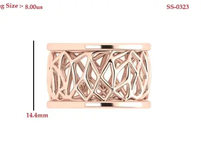 Wedding Ring  3D print model 184