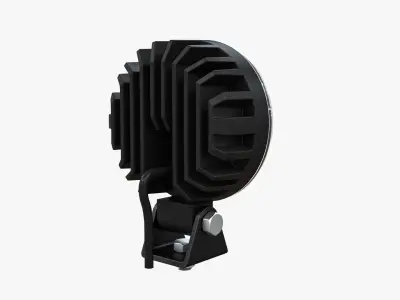 Circular LED Light Bar V2 3D model