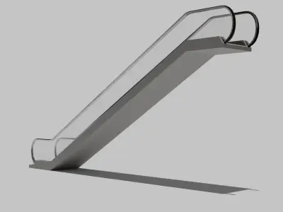 Escalator Low-poly 3D model purchase